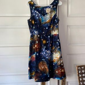 Modcloth medium galaxy dress